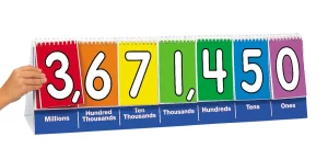 Educational Toys Place Value Practice Flip Board - Reduced To Clear