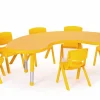 Educational Toys Plastic Horseshoe with Adjustable Legs Yellow