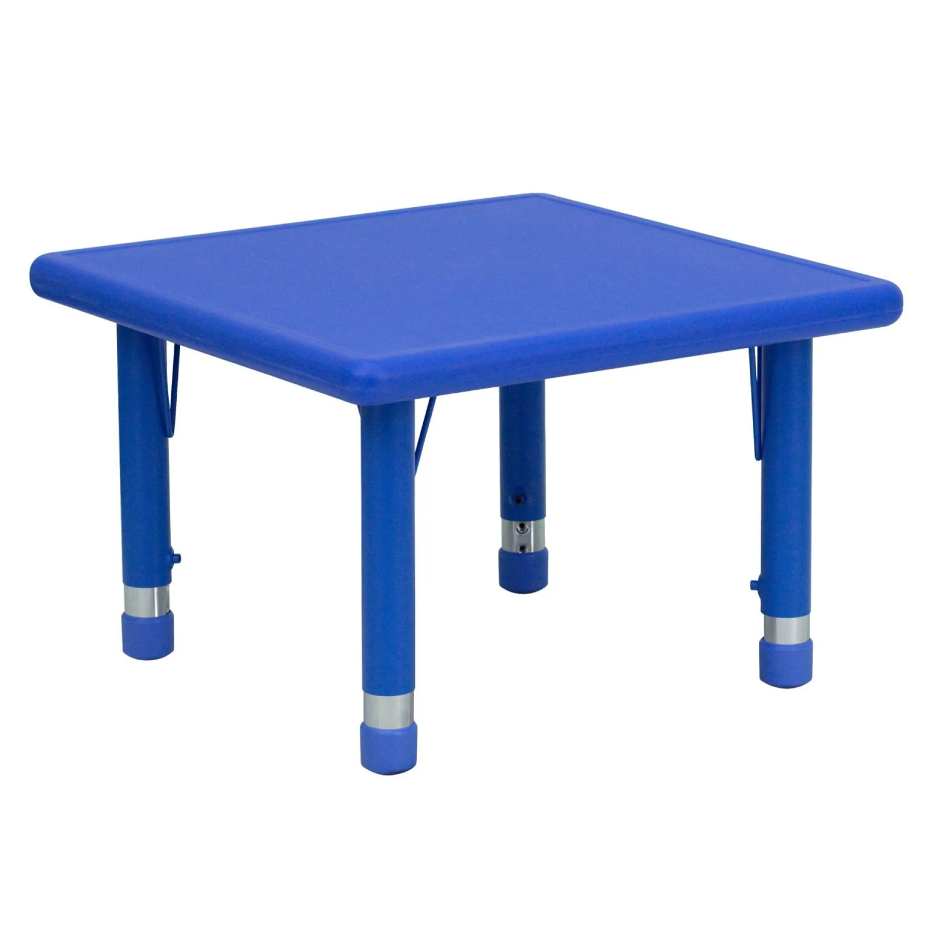 plastic_square_table_blue_0.webp Educational Toys Plastic Square Table Blue with Adjustable Legs