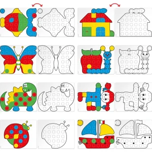 Quercetti Q - Peg Art Junior Set 64 pcs