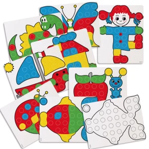 Quercetti Q - Peg Art Junior Set 64 pcs