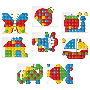 Quercetti Q - Peg Art Junior Set 64 pcs
