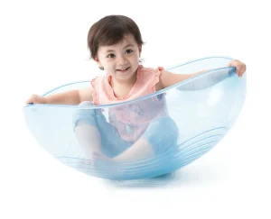 Weplay Rocking Bowl - Clear Blue