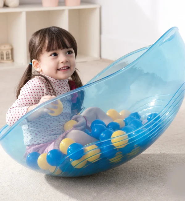 Weplay Rocking Bowl - Clear Blue