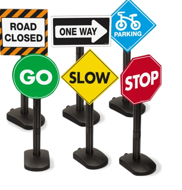 Lakeshore Set of 6 Traffic Signs