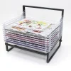Educational Toys 10 Shelf Spring Loaded Floor Drying Rack