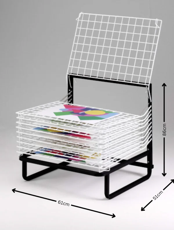 Educational Toys 10 Shelf Spring Loaded Floor Drying Rack