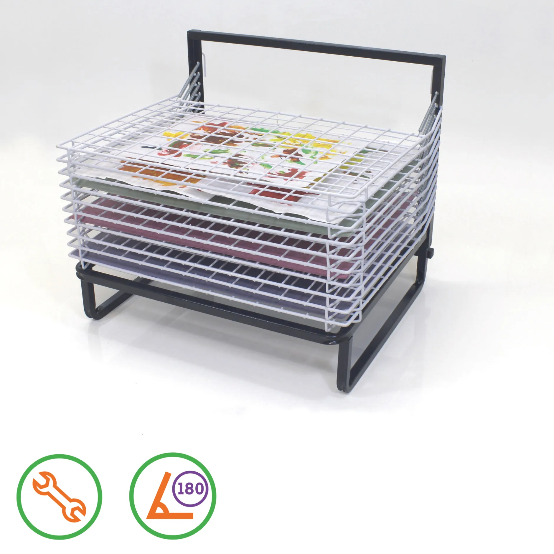 shelf_spring_loaded_floo_3-1.webp Educational Toys 10 Shelf Spring Loaded Floor Drying Rack