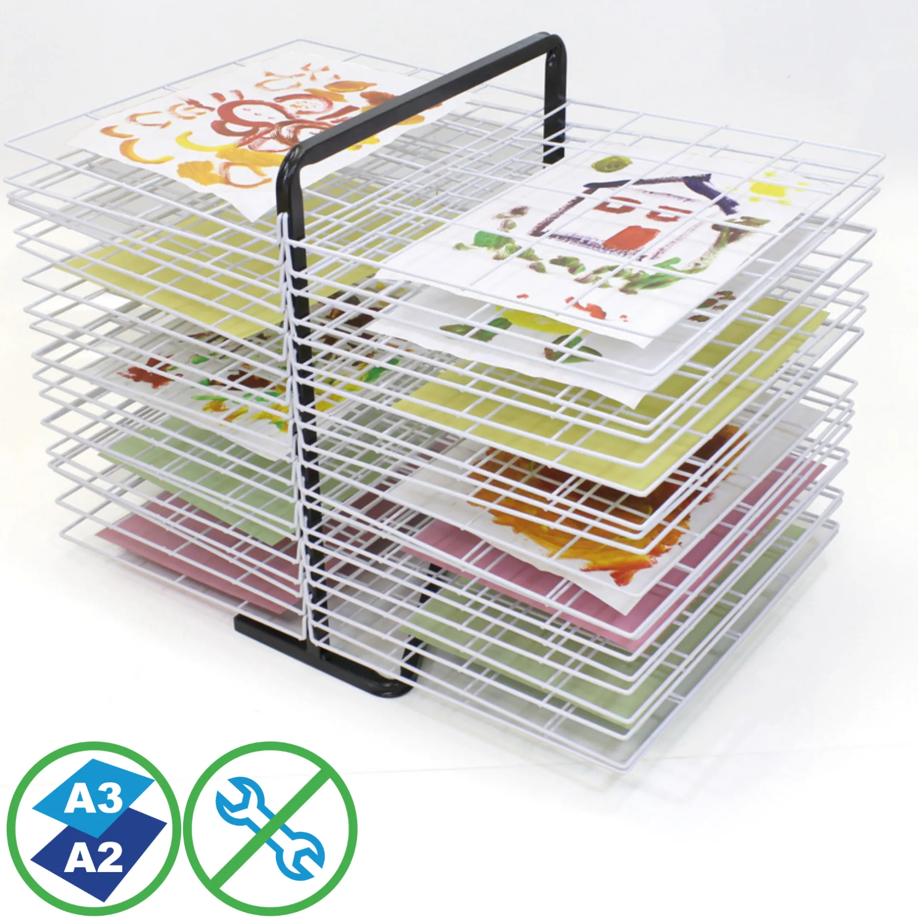 shelf_table_top_drying_r_3.webp Educational Toys 20 Shelf Table Top Drying Rack
