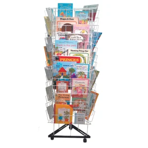 Educational Toys 3 Sided Mobile Book Stand