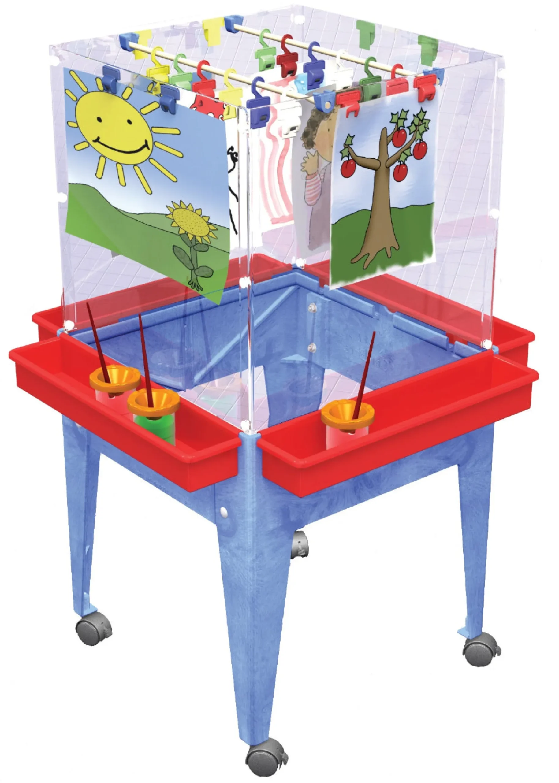 sided_space_saver_easel_0.webp Educational Toys 4 Sided Space Saver Easel