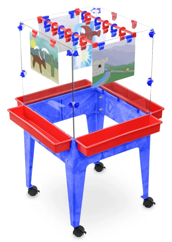 Educational Toys 4 Sided Space Saver Easel