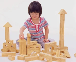 Weplay Softwood Effects Blocks 4cm Thick - Set of 68