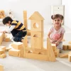 Weplay Softwood Effects Blocks 8cm Thick - Set Of 56
