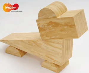 Weplay Softwood Effects Blocks 4cm Thick - Set of 68