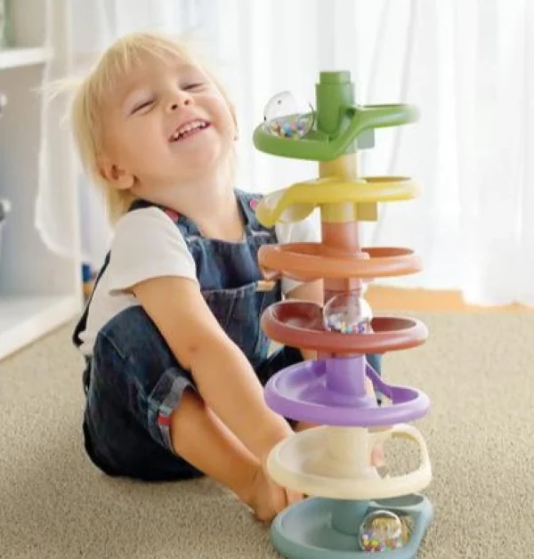 Quercetti Spiral Tower Play Bio