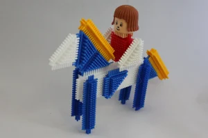 Educational Toys Stickle bricks superset in a tray