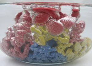 Educational Toys Super Sand, Red, Yellow Blue
