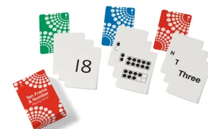KNOWLEDGE BUILDER Ten Frame And Number Playing Cards - Reduced To Clear!