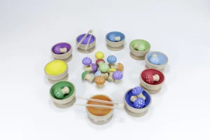 PRIME Toadstool Wooden Sorting Set - Reduced To Clear!
