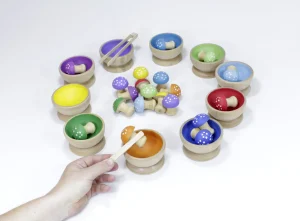 PRIME Toadstool Wooden Sorting Set - Reduced To Clear!