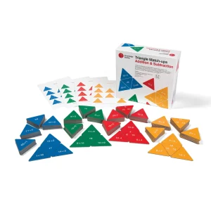 KNOWLEDGE BUILDER Triangle Match Up Cards (40): Maths - Reduced To Clear!