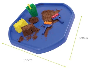 Educational Toys Tuff Tray (100cm) and stand - Blue