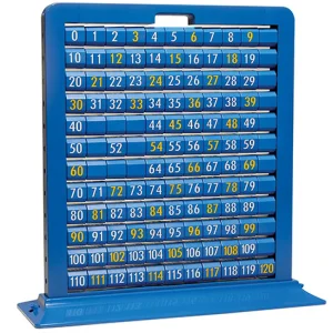 KNOWLEDGE BUILDER Turn And Learn 0-120 Number Board - Reduced To Clear!