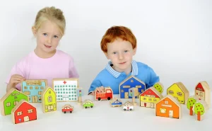 Educational Toys Village Play Set - 20 Piece