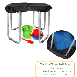 Educational Toys Waterproof cover for Tuff Tray - Fits all sizes - Black