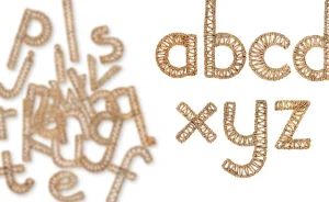 Educational Toys Weaving Letters