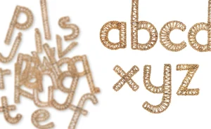 Educational Toys Weaving Letters