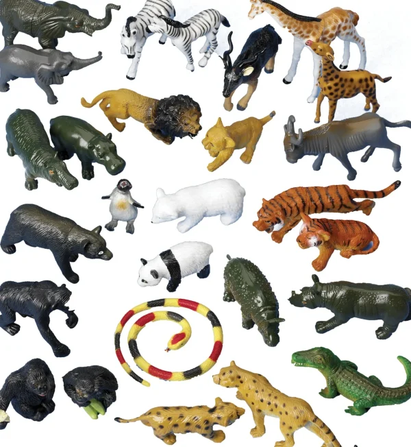 Educational Toys Wild Animal Figures - Pack of 26