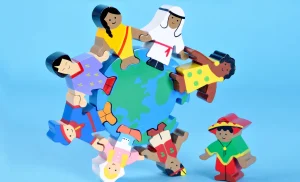Educational Toys Wooden Children Of The World Puzzle