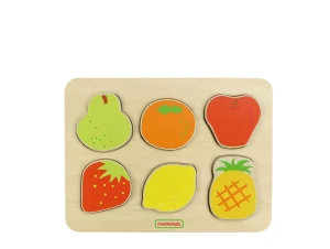 Educational Toys Wooden Chunky Fruit Puzzle - Reduced To Clear