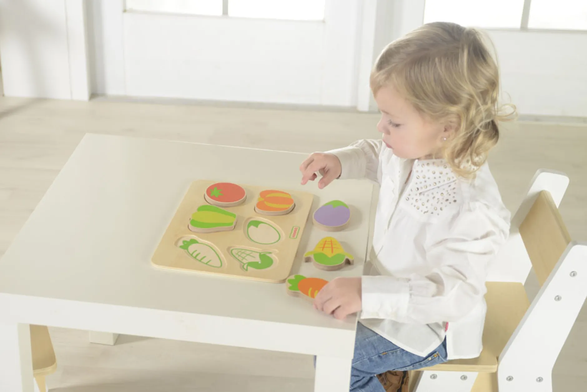 wooden_chunky_vegetable_p_1.webp Masterkids Wooden Chunky Vegetable Puzzle - Reduced To Clear!