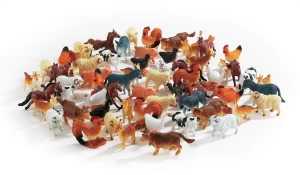 Safari Wooden Farm & Farm Animals (48pieces)