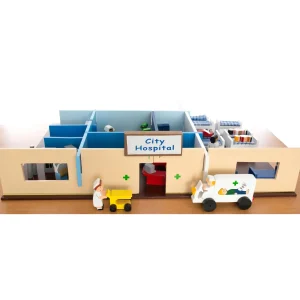 Educational Toys Wooden Hospital Play Set