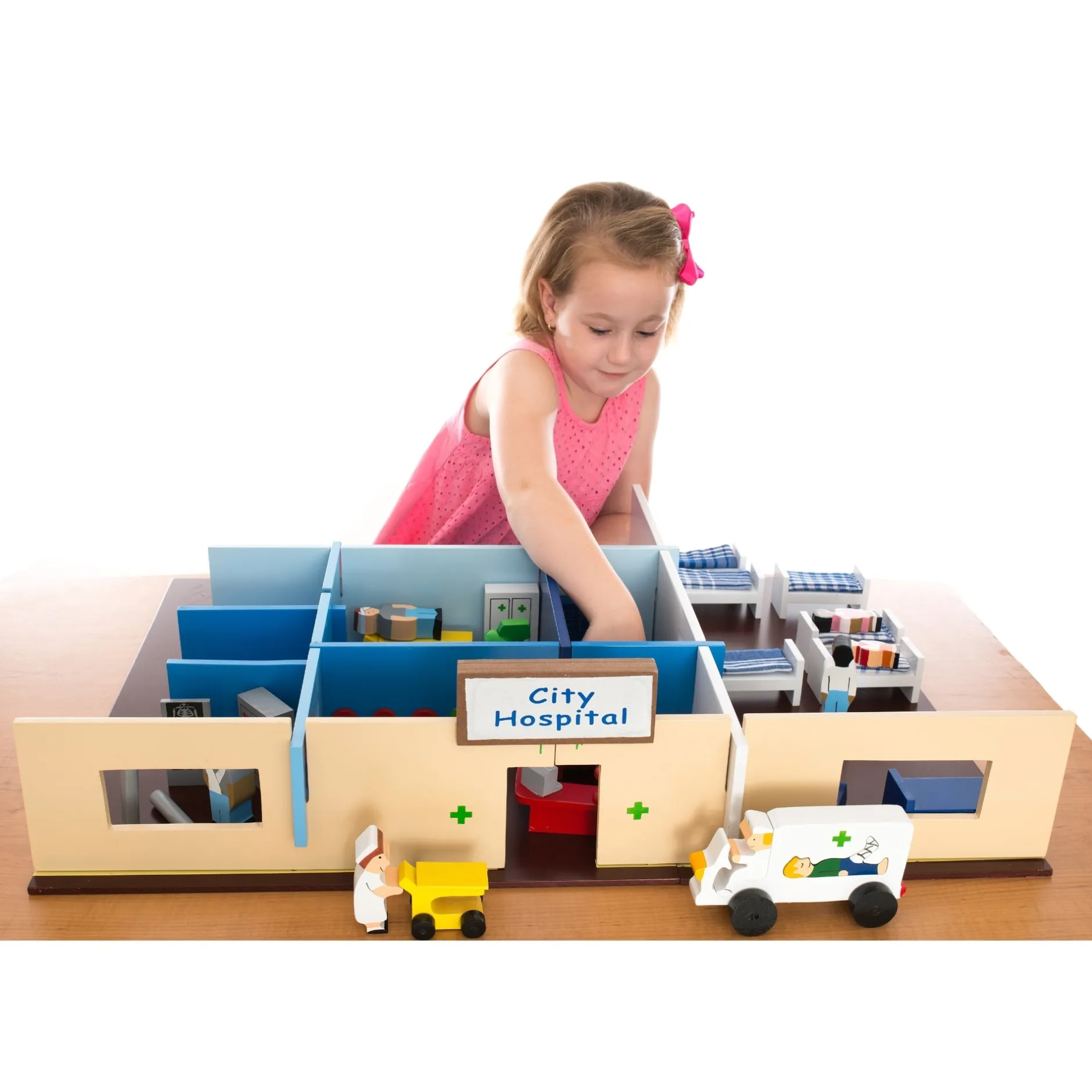wooden_hospital_play_set_10.webp Educational Toys Wooden Hospital Play Set