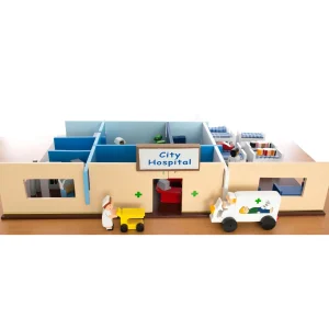 Educational Toys Wooden Hospital Play Set
