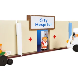 Educational Toys Wooden Hospital Play Set