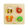 Cicada Wooden Insect Knob Puzzle