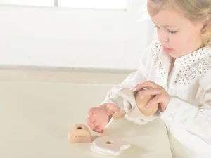 Educational Toys Wooden Lacing Bunny - REDUCED TO CLEAR!