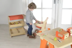 Educational Toys Wooden Market Stand