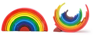 Rover Wooden Rainbow Set