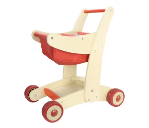Educational Toys Wooden Shopping Cart