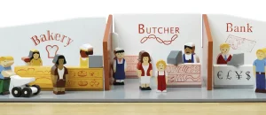 Educational Toys Wooden Shopping Centre Play Set