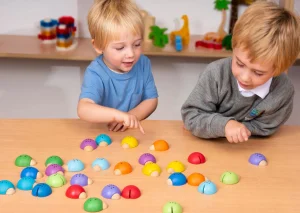 PRIME 30 Wooden Sorting Number Ladybirds - Reduced To Clear!