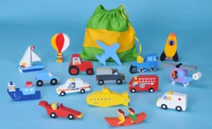 Sri Toys Wooden Transport Play Set
