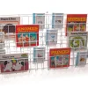 Educational Toys Horizontal Wall Book Rack (6 Shelves)
